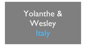 Yolanthe &
Wesley
Italy