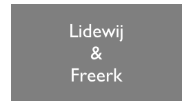 Lidewij
&
Freerk